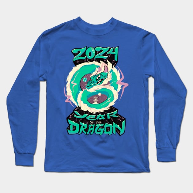 Year of the Dragon Long Sleeve T-Shirt by paulopazciencia